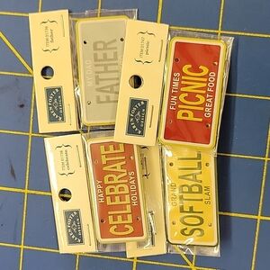 Karen Foster Word License Plate Lot of 4